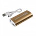Αυτόνομος Φορτιστής Μπαταρίας {Power Bank} USB 4000mAh POWER PACK 9000 με φως LED Ασημί/Χρυσό