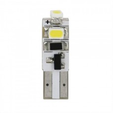 T5 12V W2x4,6d 22lm Λευκό Διάθλασης HYPER-LED3 (Καρφωτό Ακάλυκο) (2 τεμ.)