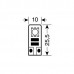 T10 W5W 12V W2,1x9,5d 28lm 2SMDx3chips HYPER-LED6 Διπλοεστιακό Λευκό (Καρφωτό Can-Bus) (2 τεμ.)