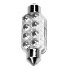 Λαμπάκι Πλαφονιέρας 8 LED 13x44mm Λευκό