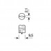 T10 W5W 12V W2,1x9,5d 4SMDx3chips HYPER-LED 12 Λευκό (Καρφωτό Can-Bus) (2 τεμ.)