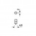 T3 12V W2x4.6d HYPER-LED 1SMDx2CHIPS POWER2 Λευκό (Καρφωτό) (2 τεμ.)