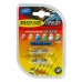 Λαμπάκια LED Πλαφονιέρας C5W/C10W 12V SV8,5-8 7x31MM 3LED Κόκκινο (2 τεμ.)