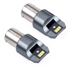 P21/5W LX19-Bay1SD-6Led 12-24V Can-Bus Λευκό (Διπολικό) (2 τεμ.)