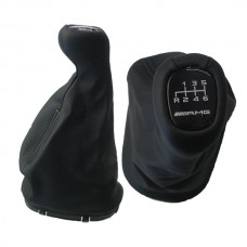 Πόμολο Ταχυτήτων Με Φούσκα Δερματίνη Για Mercedes C-Klas W203 2000-> Έκδοση AMG