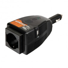 Power Inverter 12VDC-220VAC Με USB 5V MAX 175/350W