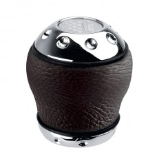 Πόμολο Ταχυτήτων SPECIAL WINNER 32mm Μαύρο Δερμάτινο